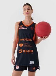 4F Koszulka meczowa replika wyjazdowa z sezonu 2024/25 damska 4F x MKS Polkowice - multikolor XXL. Bluzki sportowe damskie 4f, l, bez wzorów, z dzianiny, bez ramiączek. Za 199.99 zł.