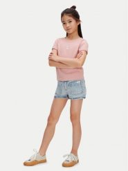 Calvin Klein Jeans T-Shirt LVCKSJB11G Różowy Regular Fit. Czerwone koszulki dziewczęce Calvin Klein Jeans, z bawełny. Za 129.99 zł.