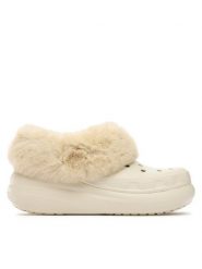 Crocs Klapki Crocs Furever Crush Clog 208446 Beżowy. Brązowe klapki damskie Crocs, bez wzorów, z tworzywa sztucznego, bez obcasa. Za 209.99 zł.