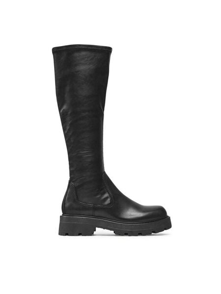 Vagabond Shoemakers Kozaki Cosmo 2.0 5249-002-20 Czarny. Czarne kozaki damskie Vagabond Shoemakers, ze skóry, bez obcasa, na płaskiej podeszwie. Za 846.29 zł.