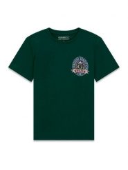 Guess T-Shirt L6YI07 K3715 Zielony ciemny Regular Fit. Zielone t-shirty chłopięce Guess, z aplikacjami, z bawełny, bez ramiączek. Za 84.99 zł.