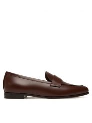 Max Mara Półbuty Regentmoc 2524526071600 Brązowy. Brązowe półbuty damskie Max Mara, bez wzorów, ze skóry, bez obcasa, na płaskiej podeszwie. Za 2,689.00 zł.