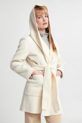 Płaszcz damski wełniany Falena MARELLA. Płaszcze damskie Marella, bez wzorów, z wełny. W wyprzedaży za 1,763.40 zł.