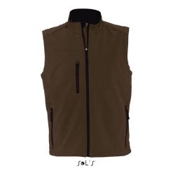 Kamizelka softshell SM Sol's Rallye. Niebieskie kurtki softshell damskie SOL'S, m, bez wzorów, z elastanu, bez kaptura. Za 199.25 zł.