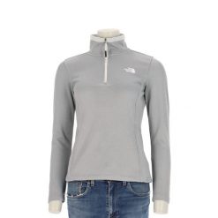 Second life - Bluza polarowa damska The North Face szara - Stan bardzo dobry. Szare bluzy bez kaptura damskie The North Face, l, z materiału. Za 127.76 zł.