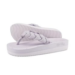 Klapki basenowe damskie Flip Flop Comfy Weave. Niebieskie klapki damskie Flip Flop, bez wzorów, bez obcasa. Za 91.00 zł.