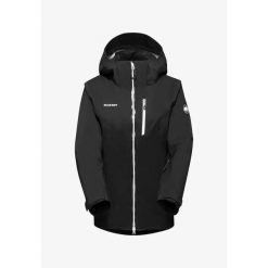 Kurtka narciarska damska Mammut Stoney HS Thermo. Czarne kurtki damskie Mammut, xs, bez wzorów, z poliesteru, bez kaptura, narciarskie. W wyprzedaży za 1,723.80 zł.