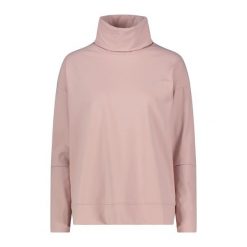 Sweter okrągły dekolt z wełny merino damski CMP. Czerwone swetry klasyczne damskie CMP, na zimę, z wełny, bez kołnierzyka. Za 276.00 zł.