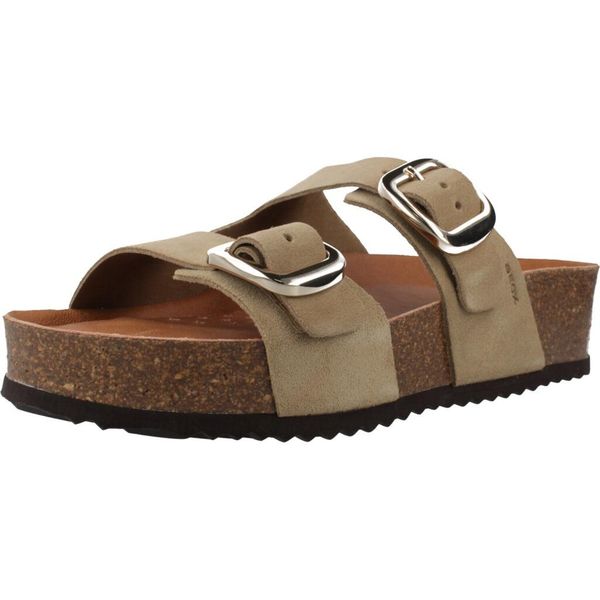 Sandały GEOX D BRIONIA H Jasnobrązowy. Brązowe obuwie trekkingowe damskie Geox. Za 392.99 zł.