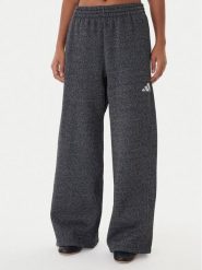 Adidas Spodnie dresowe ALL SZN Holiday Glitter Fleece JX4360 Szary Loose Fit. Szare spodnie dresowe damskie Adidas, s, bez wzorów, z bawełny. Za 219.99 zł.