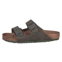 Klapki męskie Birkenstock Arizona Desert Dust Thyme Syn Vegan. Zielone klapki i japonki męskie Birkenstock, z materiału. Za 655.00 zł.