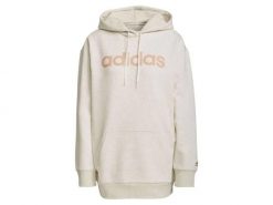 Bluza damska ADIDAS W LIN OV FL HD XS. Brązowe bluzy z kapturem damskie Adidas, xs, z bawełny. Za 229.00 zł.