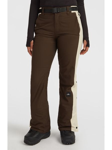 O'Neill Spodnie narciarskie w kolorze brązowym rozmiar: XL. Brązowe spodnie dresowe damskie O'neill, m, z tkaniny, narciarskie. Za 375.08 zł.