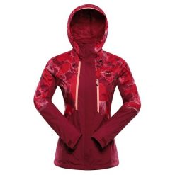 Kurtka turystyczna damska Alpine Pro Norema 2 wodoodporna. Czerwone kurtki damskie Alpine Pro, s, bez wzorów, bez kaptura. W wyprzedaży za 399.00 zł.