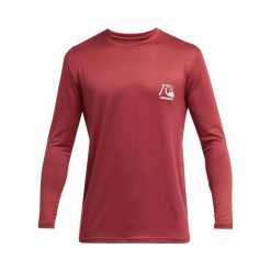Koszulka surfingowa z długim rękawem UPF 50 dla Mężczyzn DNA SURF Czerwony. Czerwone koszulki męskie z długim rękawem Quiksilver, m, z bawełny. Za 169.99 zł.