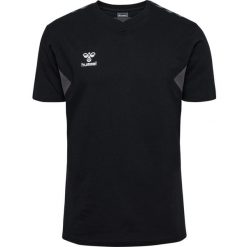Koszulka Hummel Authentic Co. Czarne t-shirty sportowe męskie HUMMEL, bez ramiączek, do piłki nożnej. Za 164.50 zł.
