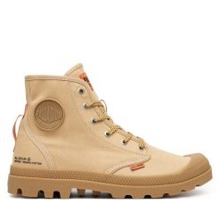 Trampki Palladium. Brązowe trampki i tenisówki męskie Palladium, bez wzorów, bez zapięcia. Za 389.99 zł.