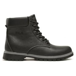 Buty Fila Maverick M FFM0148.83052 czarne. Czarne buty trekkingowe męskie bez zapięcia. Za 560.67 zł.