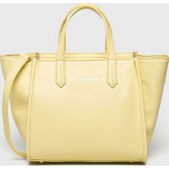 Silvian Heach - Torebka. Żółte shopper bag damskie Silvian Heach, bez wzorów, z materiału, na ramię, bez dodatków. W wyprzedaży za 179.90 zł.
