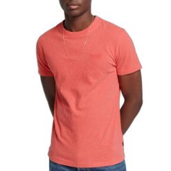 T-shirt z haftem Superdry Vintage Logo. Czerwone t-shirty męskie Superdry., m, bez wzorów, bez kołnierzyka. Za 107.05 zł.