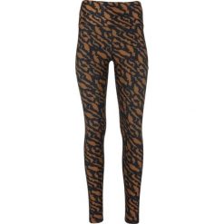 Damskie legginsy Athlecia Windia. Brązowe legginsy damskie Athlecia, bez wzorów, z materiału. Za 239.50 zł.