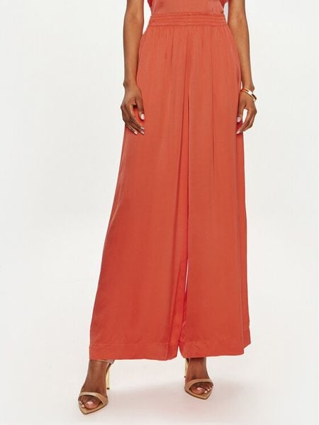 ViCOLO Spodnie materiałowe TB0034 Pomarańczowy Relaxed Fit. Brązowe spodnie materiałowe damskie ViCOLO, bez wzorów, z materiału. Za 179.99 zł.