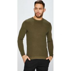 Only & Sons - Sweter. Zielone swetry męskie Only & Sons, m, bez wzorów, z bawełny, bez kołnierzyka. W wyprzedaży za 69.90 zł.