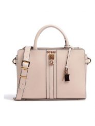 Guess Torebka w kolorze jasnoróżowym - 18 x 11 x 5 cm rozmiar: onesize. Różowe torebki klasyczne damskie Guess, z aplikacjami, z materiału, bez dodatków. Za 399.71 zł.
