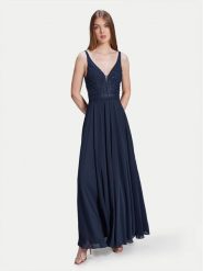 Swing Sukienka wieczorowa 5AH005HK Granatowy Slim Fit. Niebieskie sukienki damskie Hey Kyla, bez wzorów, z syntetyku, wizytowe, bez kołnierzyka, bez ramiączek. Za 679.99 zł.