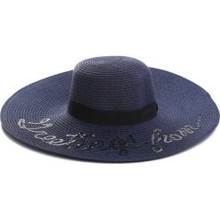 Granatowy Kapelusz Heat. Niebieskie kapelusze damskie Born2be, z aplikacjami. Za 29.99 zł.
