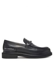 KARL LAGERFELD Mokasyny Kingston KL12215 Czarny. Czarne mokasyny męskie Karl Lagerfeld, ze skóry. Za 509.99 zł.
