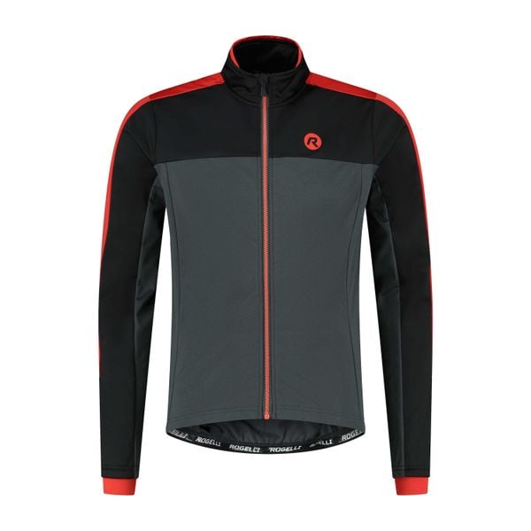 Mocno ocieplona kurtka zimowa męska Rogelli FREEZE. Czarne kurtki męskie Rogelli, na jesień, l, bez wzorów, z gumy, bez kaptura. Za 345.00 zł.