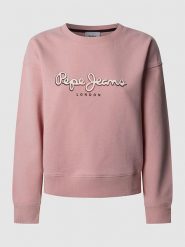 Pepe Jeans Bluza "Maddy" w kolorze jasnoróżowym rozmiar: L. Różowe bluzy bez kaptura damskie Pepe Jeans, l, z bawełny. Za 175.67 zł.