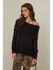 So Cachemire Sweter "Kaba" w kolorze czarnym rozmiar: XL. Czarne golfy damskie So Cachemire, xl, bez wzorów, z kaszmiru, bez ramiączek. Za 152.99 zł.