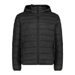 Kurtka z kapturem CMP Snaps. Szare kurtki męskie CMP, m, bez wzorów, z puchu, z kapturem, narciarskie. Za 506.00 zł.