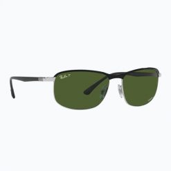 Okulary przeciwsłoneczne Ray-Ban Rb3671 Polarized+ Lenses. Czarne okulary przeciwsłoneczne męskie Ray-Ban. Za 779.99 zł.