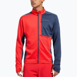 Kurtka przeciwwiatrowa męska La Sportiva True North. Czerwone kurtki męskie La Sportiva, m, bez wzorów, z softshellu, sportowe, bez kaptura. Za 419.99 zł.