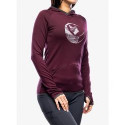 Bluza z kapturem damska Sensor Merino Up Fleece Hooded. Czerwone bluzy z kapturem damskie Sensor, na zimę, m. Za 381.99 zł.