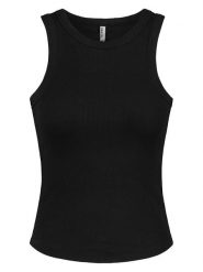 Sublevel Top w kolorze czarnym rozmiar: XS. Czarne topy damskie Sublevel, xs, bez wzorów, prążkowane, bez kołnierzyka. Za 39.99 zł.