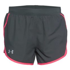 Damskie spodenki Under Armour FLY BY SHORT. Szare spodenki sportowe damskie Under Armour, xl, z materiału, na fitness i siłownię. Za 89.99 zł.