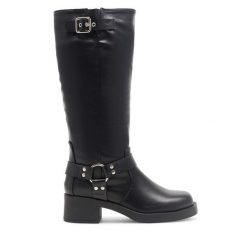 Kozaki Jenny Fairy. Czarne kozaki damskie Jenny Fairy, bez obcasa, na płaskiej podeszwie. Za 137.99 zł.