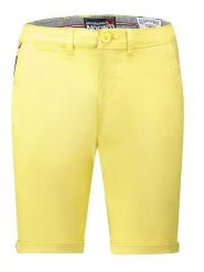 Geographical Norway Bermudy "Pacidor" w kolorze żółtym rozmiar: S. Żółte szorty męskie Geographical Norway, bez wzorów, z bawełny. Za 100.99 zł.