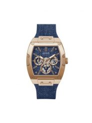 Guess Zegarek GW0786G2 Niebieski. Niebieskie, analogowe zegarki męskie Guess. Za 809.99 zł.
