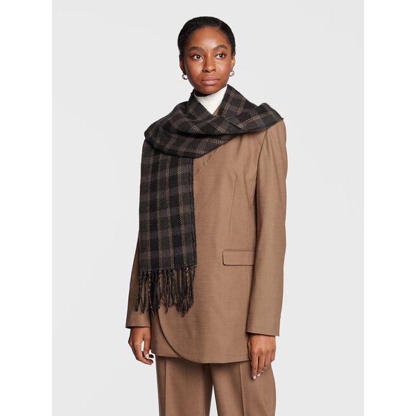 Szalik Guess. Szare szaliki męskie Guess, z aplikacjami. Za 279.99 zł.