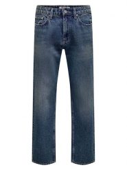ONLY & SONS Dżinsy "Onsedge" - Regular fit - w kolorze niebieskim rozmiar: W29/L32. Niebieskie jeansy męskie Only & Sons. Za 70.24 zł.