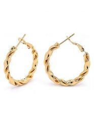 MOODE Kolczyki-kreole "Esmeralda" rozmiar: onesize. Żółte kolczyki damskie MOODE, ze stali. Za 43.99 zł.