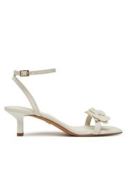 Aldo Sandały Daisyrose 13964638 Biały. Białe sandały damskie Aldo, bez wzorów, ze skóry, bez obcasa, na szpilce. Za 399.99 zł.