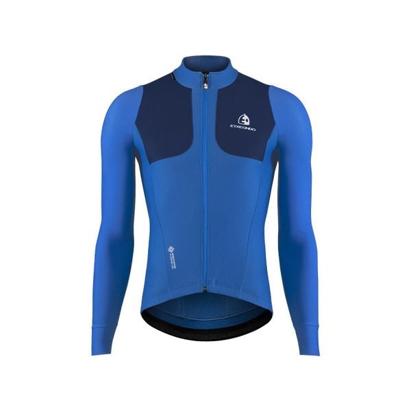 Kurtka Etxeondo Teknika Gore-Tex WindStopper. Niebieskie kurtki męskie ETXEONDO, bez wzorów, z gore-texu, sportowe, bez kaptura. Za 886.65 zł.