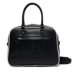 Torebka Guess. Czarne torebki klasyczne damskie Guess, z aplikacjami, bez dodatków. Za 394.99 zł.