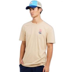 Koszulka męska Protest PRTVANUA t-shirt. Brązowe t-shirty męskie Protest, m, bez wzorów, z bawełny, bez kołnierzyka. Za 129.99 zł.